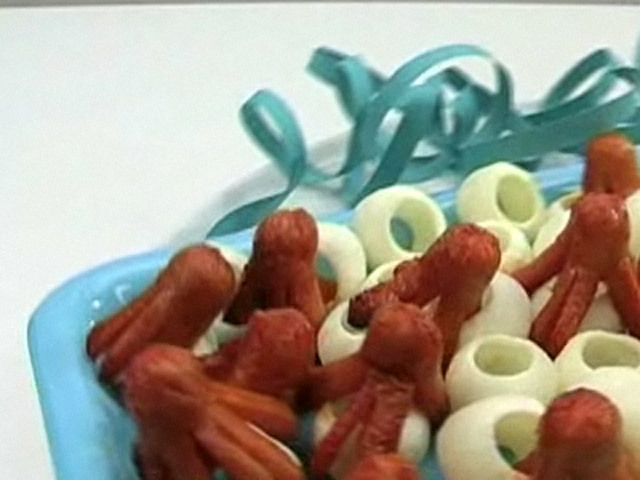 Осьминожки из сосисок